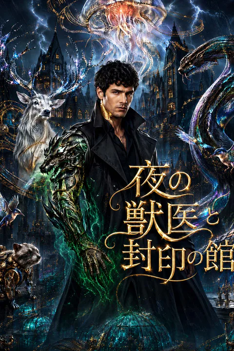 夜の獣医と封印の館のポスター