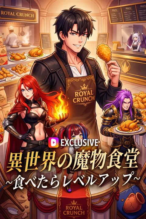 異世界の魔物食堂~食べたらレベルアップ~のポスター