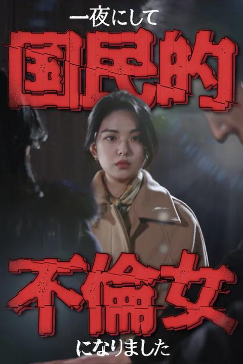 一夜にして国民的不倫女になりましたのポスター