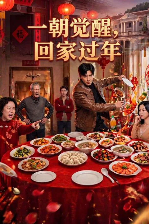 《一朝觉醒，回家过年》海报