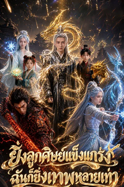 โปสเตอร์ ยิ่งลูกศิษย์แข็งแกร่ง ฉันก็ยิ่งเทพหลายเท่า