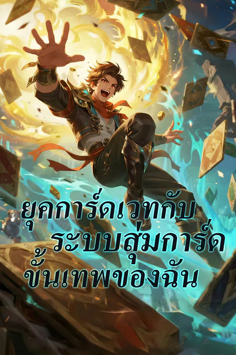 โปสเตอร์ ยุคการ์ดเวทกับระบบสุ่มการ์ดขั้นเทพของฉัน