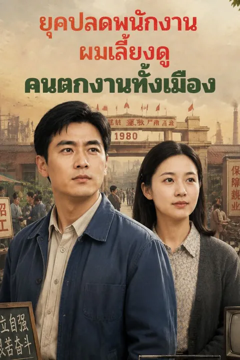 โปสเตอร์ ยุคปลดพนักงาน ผมเลี้ยงดูคนตกงานทั้งเมือง