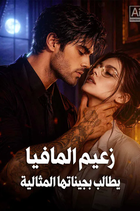 ملصق زعيم المافيا يطالب بجيناتها المثالية