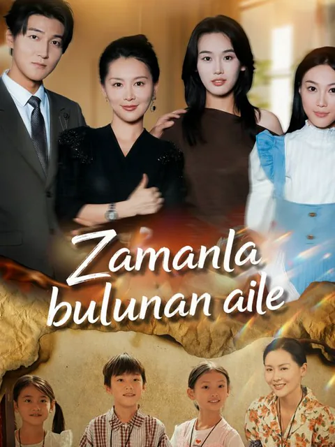 Zamanla bulunan aile afişi
