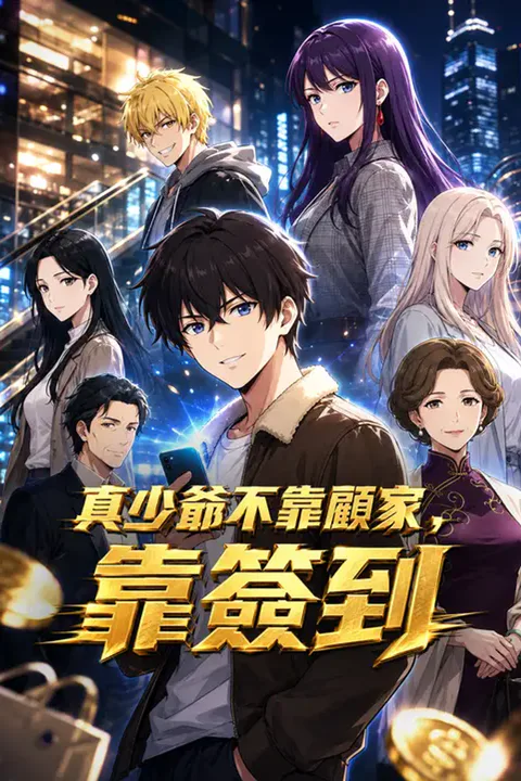 《真少爺不靠顧家，靠簽到》海報