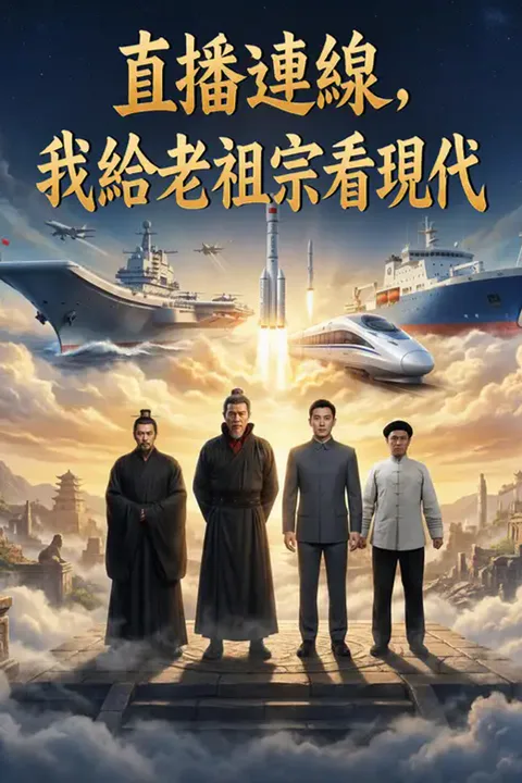 《直播連線，我給老祖宗看現代》海報