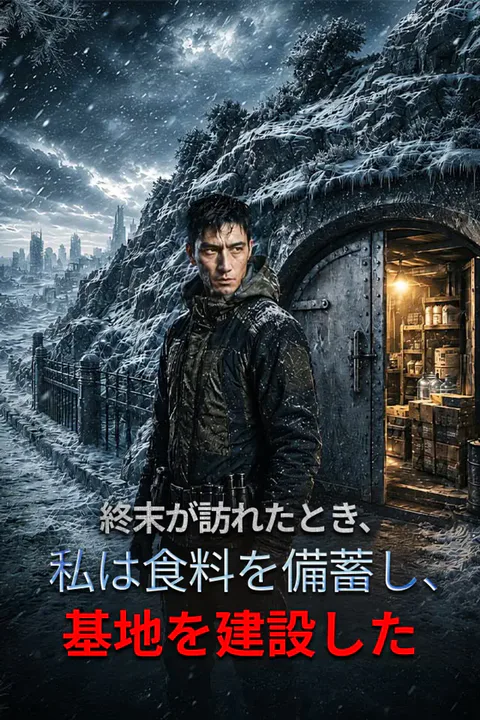 終末が訪れたとき、私は食料を備蓄し、基地を建設したのポスター