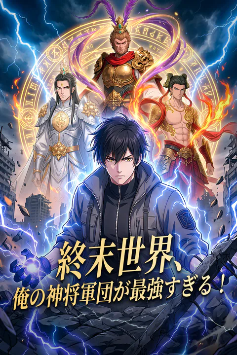 終末世界、俺の神将軍団が最強すぎる！のポスター
