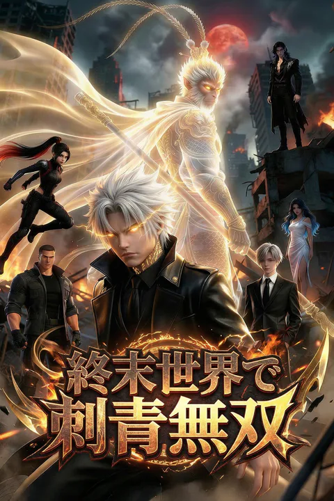 終末世界で刺青無双のポスター