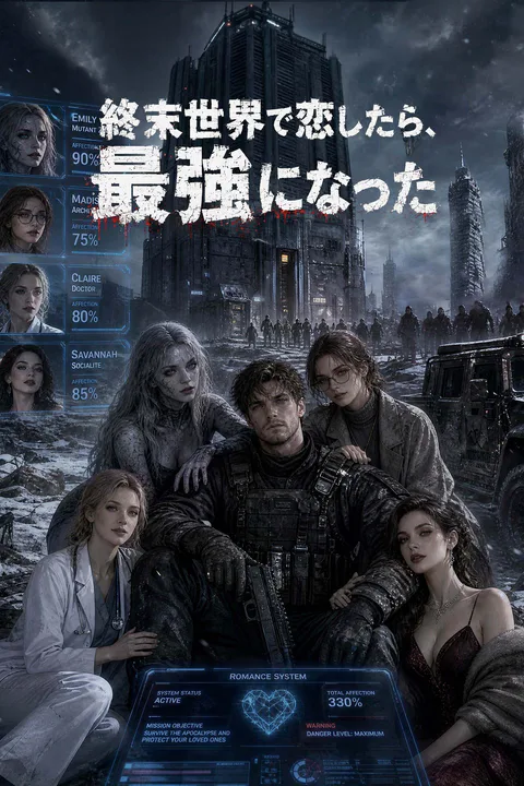 終末世界で恋したら、最強になったのポスター