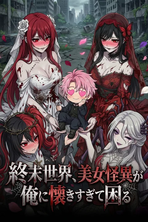 終末世界、美女怪異が俺に懐きすぎて困るのポスター