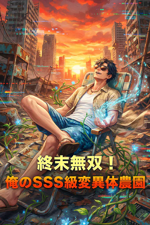 終末無双！俺のSSS級変異体農園のポスター