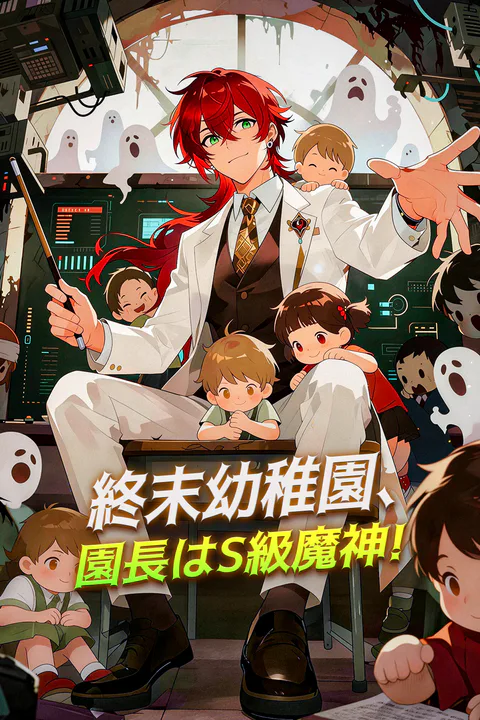 終末幼稚園、園長はS級魔神!のポスター
