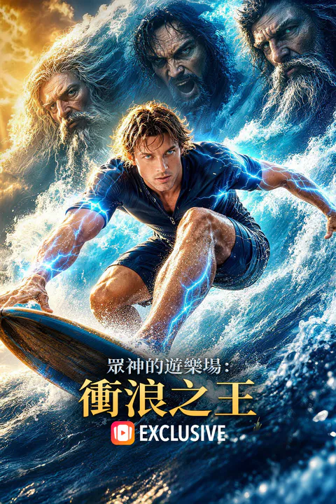 《眾神的遊樂場：衝浪之王》海報