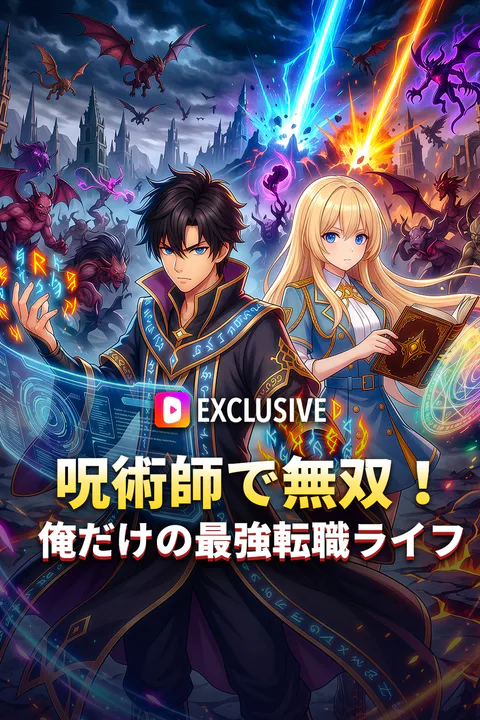 呪術師で無双！俺だけの最強転職ライフのポスター