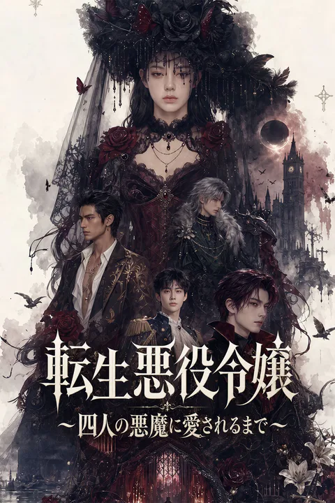 転生悪役令嬢~四人の悪魔に愛されるまで~のポスター