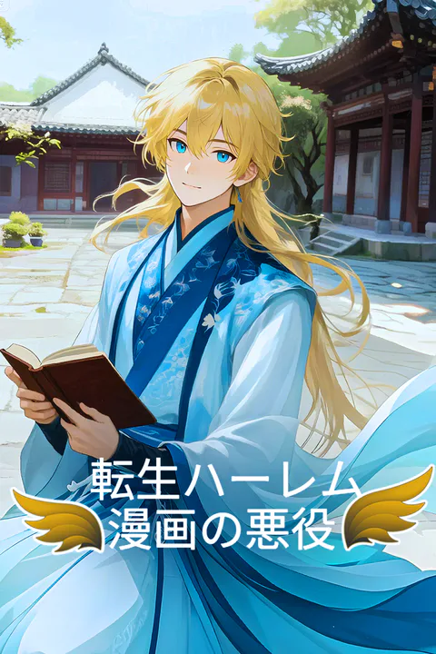 転生ハーレム漫画の悪役のポスター