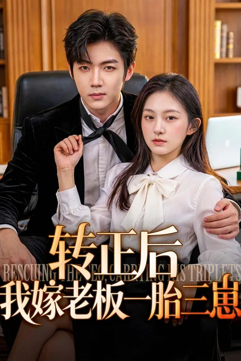 《转正后，我嫁老板一胎三崽》海报