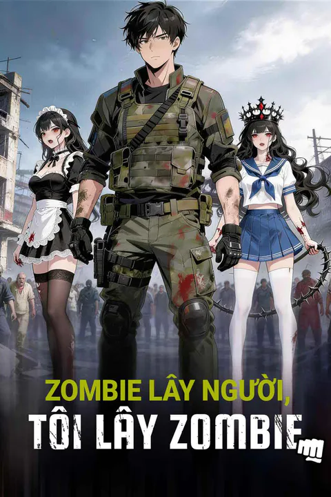 Poster Zombie lây người, tôi lây zombie