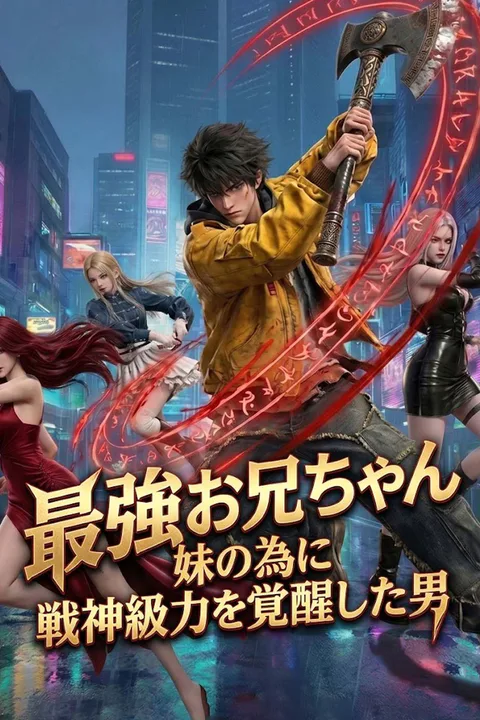 最強お兄ちゃん 妹の為に戦神級力を覚醒した男のポスター