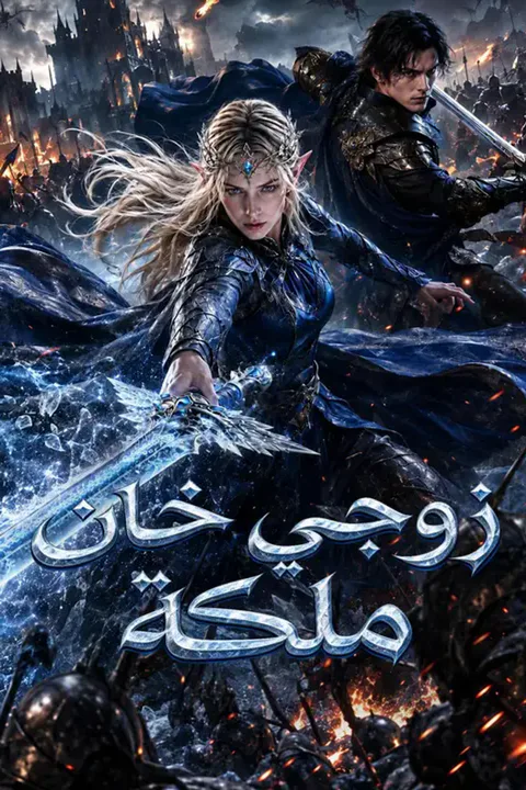 ملصق زوجي خان ملكة