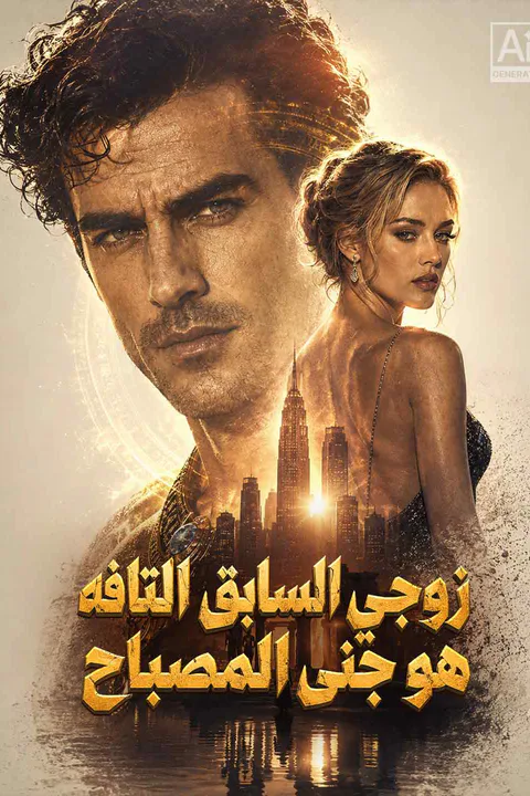ملصق زوجي السابق التافه هو جني المصباح